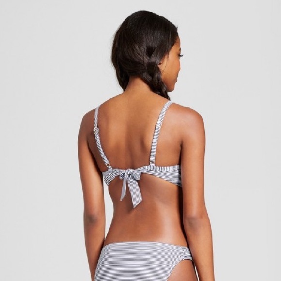 Striped bikini bottom & top swim set - Picture 2 of 6